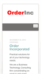 Mobile Screenshot of orderinc.com
